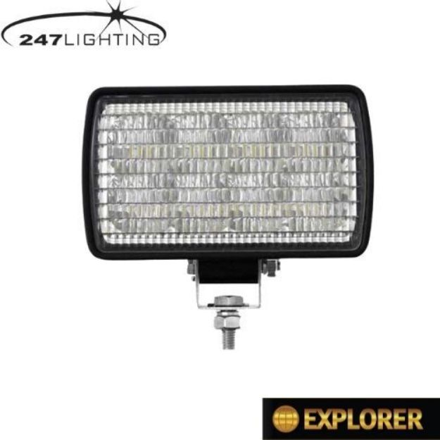 Picture of 6" LED Rectangular Adjustable Explorer Work Lamp
